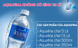 Có hay không có sản phẩm bình nước Aquafina 20l?