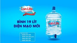 Nước bình Ion life 19l phù hợp cho mọi đối tượng