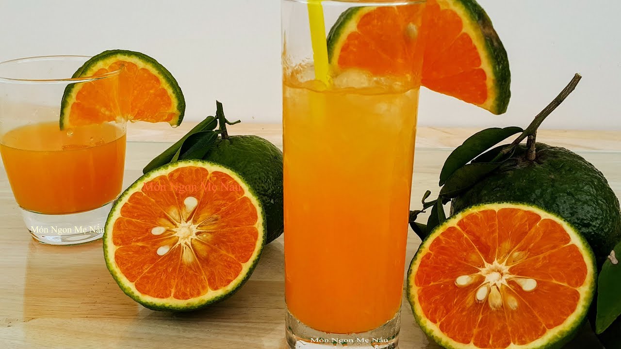 nước cam có tác dụng gì?