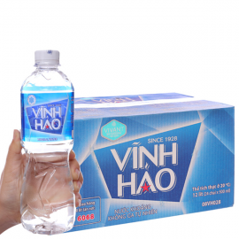 Giá nước khoáng Vĩnh Hảo 500ml chính hãng tại địa lý nước uống Trường Phát