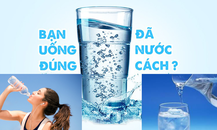 Cách uống nước đúng cách